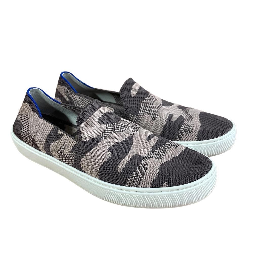 Rothy’s retired taupe camo slip on loafers 10